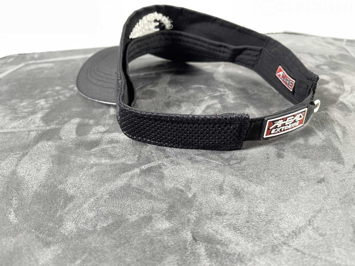Fair Oaks Ranch Black VISOR Hat Cap Golf and Country Club VTG Ahead Extreme View 4