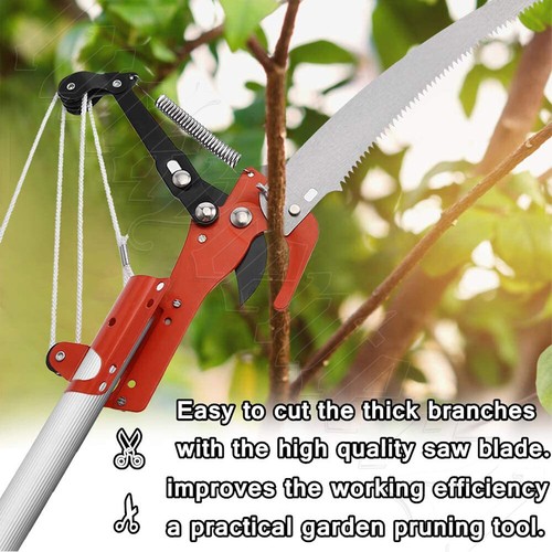 Detachable Pole Pruning Saw 8m Tree Trimmer Saw Shearing Storage Bag Portable OZ - Picture 10 of 12