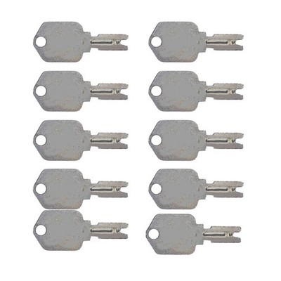 New Aftermarket 10 Pack of Keys 166 Fits Clark Fits Yale Fits Hyster