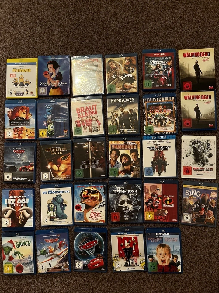 Bluray Sammlung 28 Stück Teilweise NEU Einige FSK 18 Filme Und Viele Kinder 🎦🍿 - Bild 2 von 4