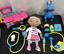 Disney Doc McStuffins Plush Doll and Doctor Playset w/ Stuffy Toy Mixed Lot