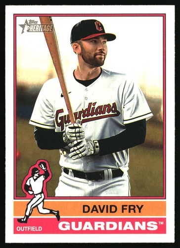 2025 Topps Heritage #408 David Fry | Baseball Card