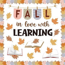 43Pcs Fall Classroom Bulletin Board Decorations Set Autumn Boho Bulletin Board w