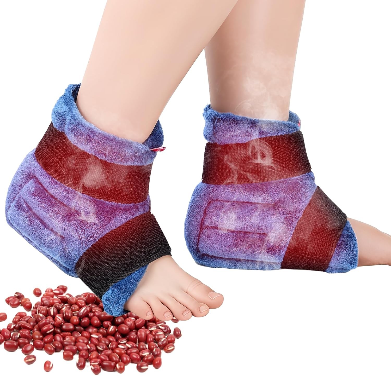 Ankle Foot Warmers Microwavable Heated Slippers for Plantar 