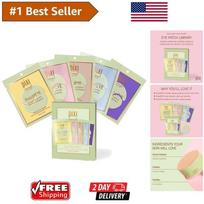 5 Single-Use Eye Patches for Depuffing & Dark Circle Relief - Travel Friendly