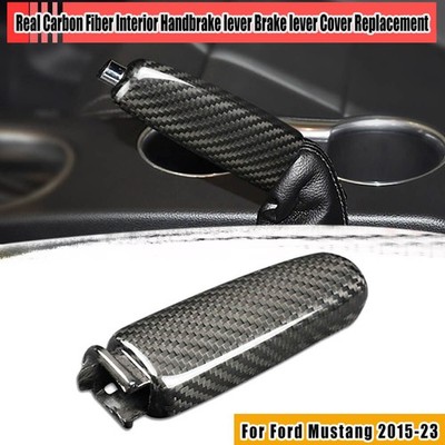 For 2015 2016-2023 Ford Mustang Genuine Carbon Fiber Replacement Handbrake Cover