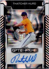 2025 Leaf Thatcher Hurd Optichrome Baseball Silver Auto /10