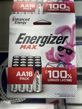 Energizer MAX - AA Batteries 16 Pack - Alkaline Battery Exp 12/2040