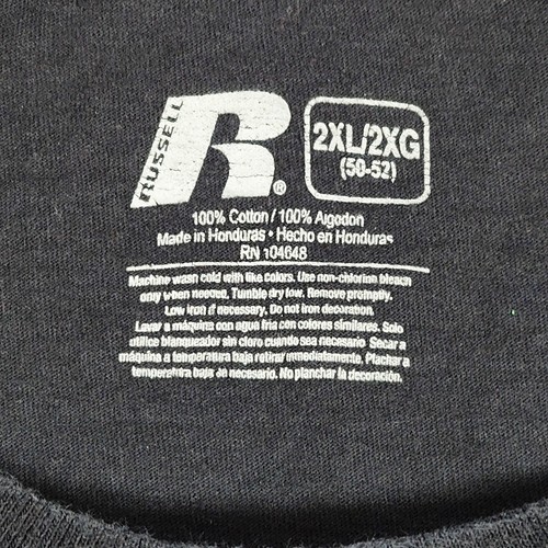 Russell University of Pikeville Bears Men’s T-Shirt XXL Black UPIKE College - Picture 2 of 6