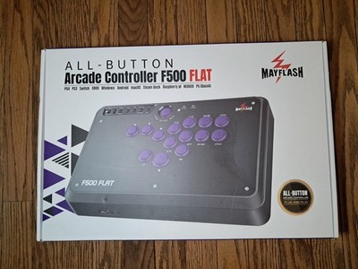MAYFLASH F500 FLAT All Button Arcade Controller for PlayStation, PC, Xbox