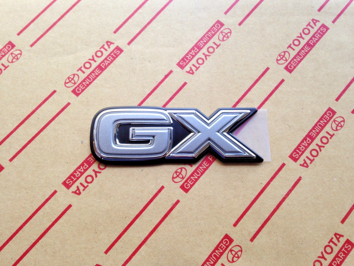 Genuine OEM Toyota Land Cruiser GX Rear Emblem 1990-1997 | eBay