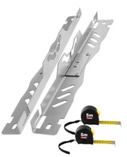 Heavy Duty Wheel Alignment Tool Kit, Toe Alignment Tool Silver, Thickened Plate