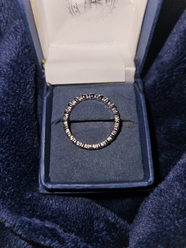 WOMENS 18K Yellow GOLD OVER STERLING SILVER CUBIC ZIRCONIA RING SIZE 10 