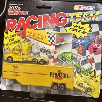 Vint 1992 Racing Champions Racing Team #30 Michael Waltrip Pennzoil Rig&StockCar