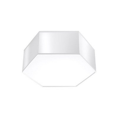 Modern Plafond SUNDE 11 PVC Weiß E27 LED SOLLUX LIGHTING Irgendein Raum Innen