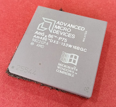 Neu AMD 5x86-P75 Am486 DX5-133W16BGC 133MHz Prozessor CPU Am486 (586)