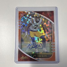 Panini 2020 Absolute Rookie Orange Mosaic Grant Delpit Auto #137 LSU Browns