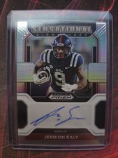 2022 Prizm Draft Picks Jerrion Ealy #SS-JEA Silver Prizm Auto RC