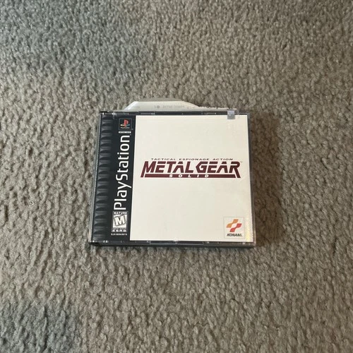 Metal Gear Solid (SONY PlayStation 1, 1998) PS1 COMPLETE PRISTINE MINT Insert