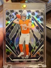 Bo Nix Phoenix Helmet Emoji /399 Rookie Card 159 Denver Broncos Star QB
