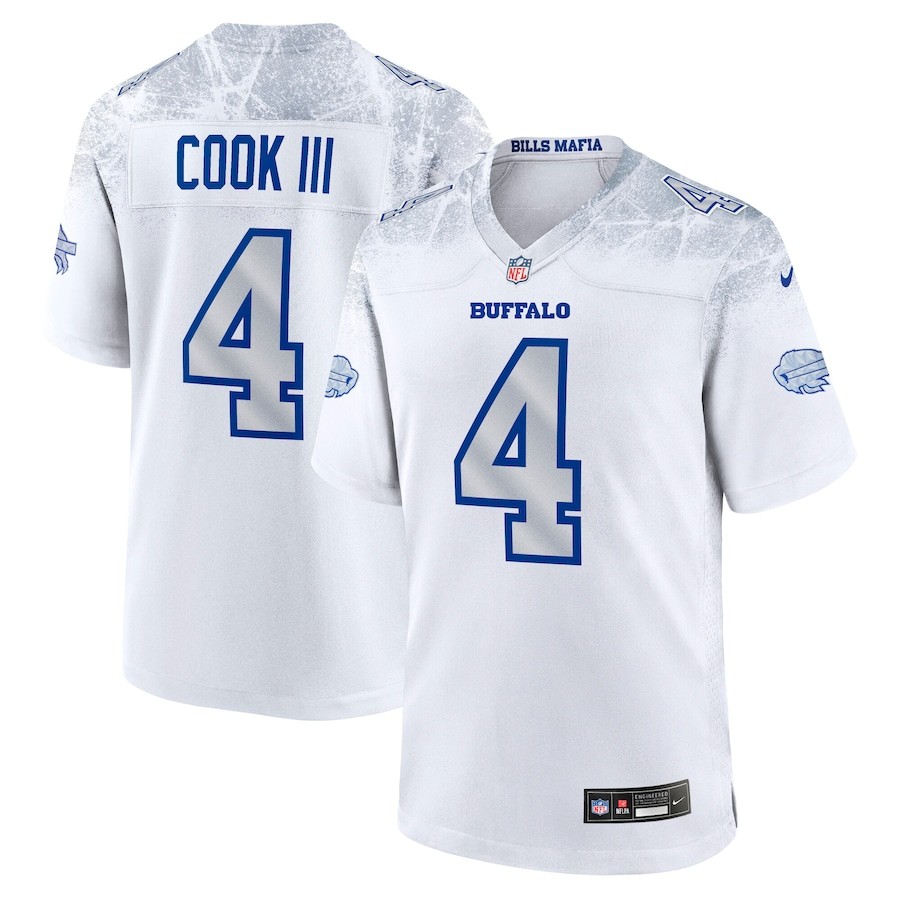 Buffalo Bills James Cook III #4 Nike 2025 Rivalries Collection NFL