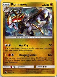 Kommo-o 77/111 Cracked Ice Holo Deck Exclusive