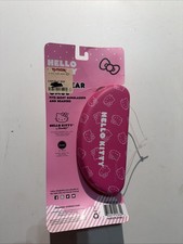 HELLO KITTY Bubblegum PINK Eyeglass Hard Case Black Velvet Lined Box New