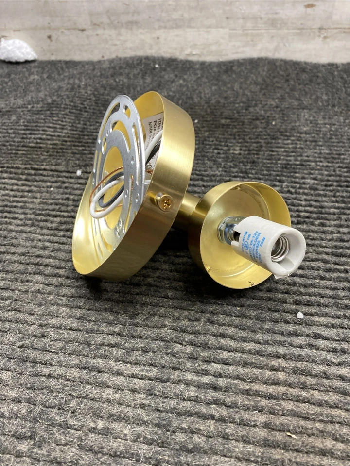 New Livex Lighting 10103-12 Aero Wall Sconce Satin Brass - Image 4 of 4