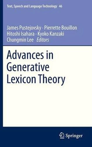 Advances in Generative Lexicon Theory by James Pustejovsky (English) Hardcover B - Picture 1 of 1