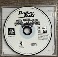 The Italian Job (DISC ONLY) - Sony PS1 - Rockstar Games - Acceptable Condition