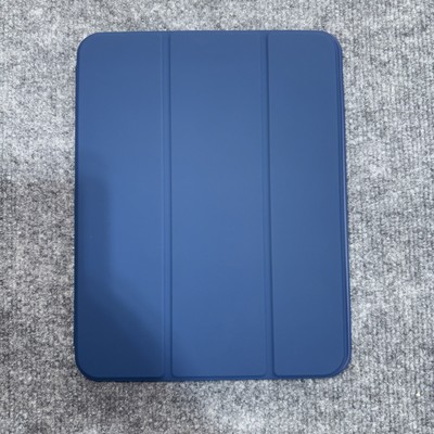 Case For Tablet Compatible With 10.9 Inch iPad Blue Silicone Sleep Wake Support 