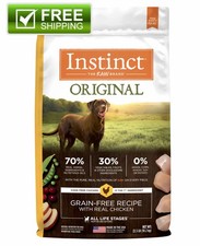 Instinct Original Grain Free Dry Dog Food Real Chicken 22.5 lb (21612) 2.53 per pound