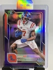 2025 Bowman Chrome University Football Purple Refractor Traylon Ray #134