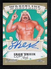 2016 Leaf Signature Series Wrestling Green 7/15 Iron Sheik #82 Auto HOF 0d44