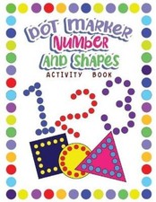 Wutigerr Dot Markers Activity Book Numbers and Shapes Paperback UK IMPORT