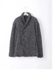 Pas de Calais Mohair Loop Inlay Jacket Black Size 34