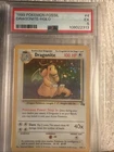 1999 Pokémon Fossil TCG Dragonite Holo #4 PSA 5