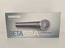SHURE - Micro Dynamique Supercardioïde Beta 58A pour la Scène et Le Studio