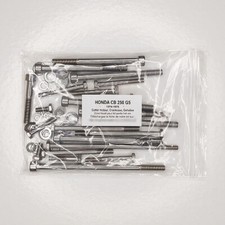 HONDA CB 250 G 1974-1976 Kit n°3 vis HEXAGONAL inox carters moteur CB250 CB250G