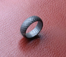 CUSTOM ORDER Damascus Steel Men's Engagement Ring Damascus Steel Wedding Band