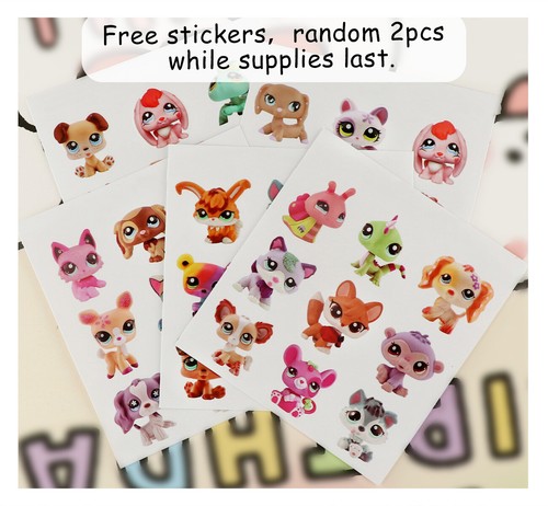 LPS Accessories Random 25pcs for lps Pets Toy Bow Clothes Kids Play Cute Gift - Imagen 4 de 4