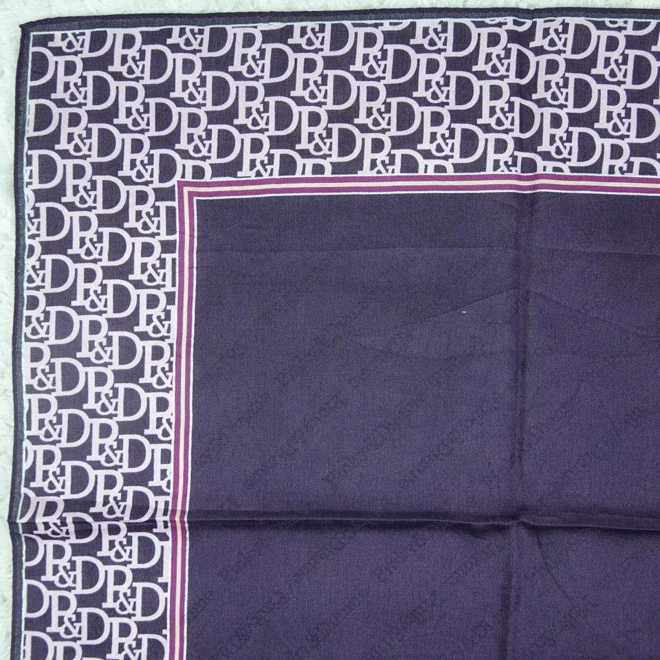 M933 PINKY DIANNE фиолетовый хлопок шарф шарфы карман квадратный 21» X 21» - Изображение 2 из 4