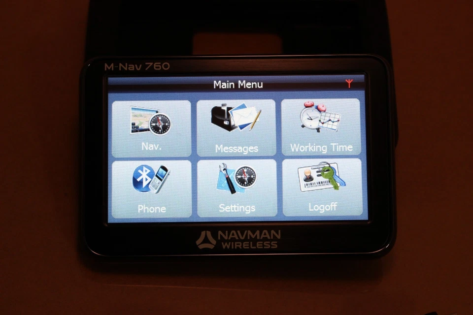 Navman M-Nav 760 GPS Navigation System Truck Wireless fleet tracking TESTED - Image 4 of 4