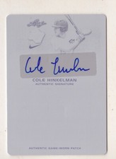 2018 Leaf Perfect Game Cole Hinkelman 1/1 Auto BLACK PLATE Stanford