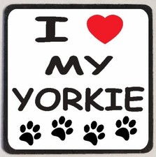 I Love My Yorkie Refrigerator Magnet M130