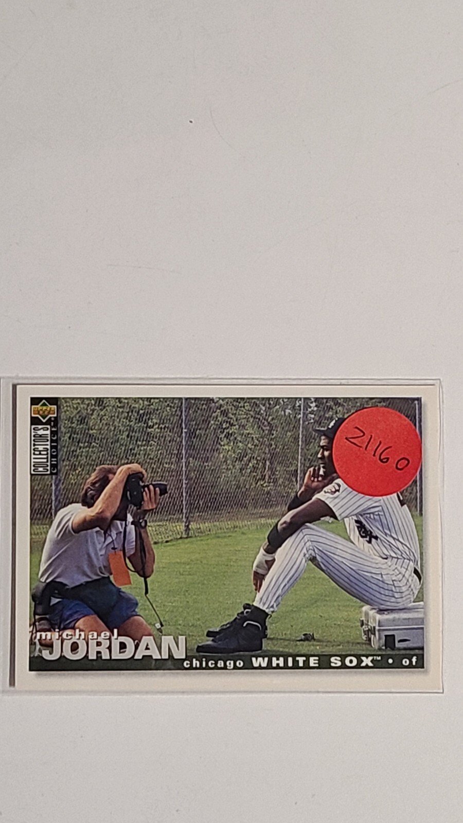 1995 Collector's Choice #500 Michael Jordan Chicago White Sox RC