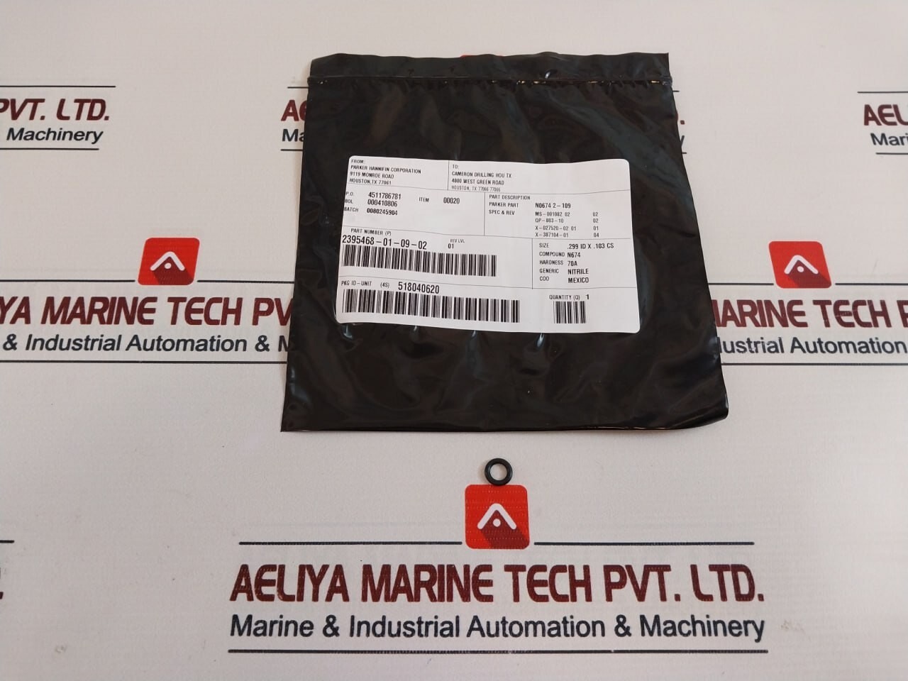 CAMERON 2406436-31-99 DRG Valve Repair Kit 2395468-01-27-02 REV 02