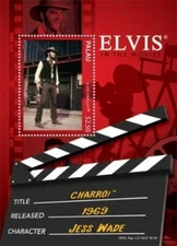 Palau -2011- Elvis Presley Movie Series Charro Action - Souvenir Sheet - MNH