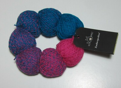7 Ball Gradient Set of Schoppel ZAUBERPERLEN Yarn Color #2414 MEZZOSOPRANO