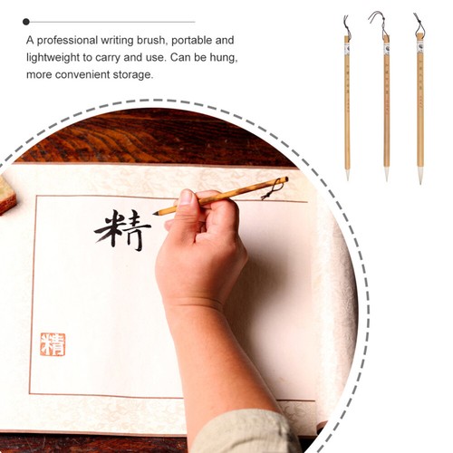 3 Pcs Kalligraphie Schreibfedern Künstler Malerei Pinsel Tinte Malerei Pinsel - Bild 6 von 12